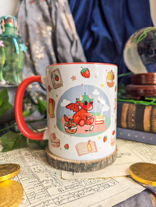 Oopsie Strawberry Dragon Mug