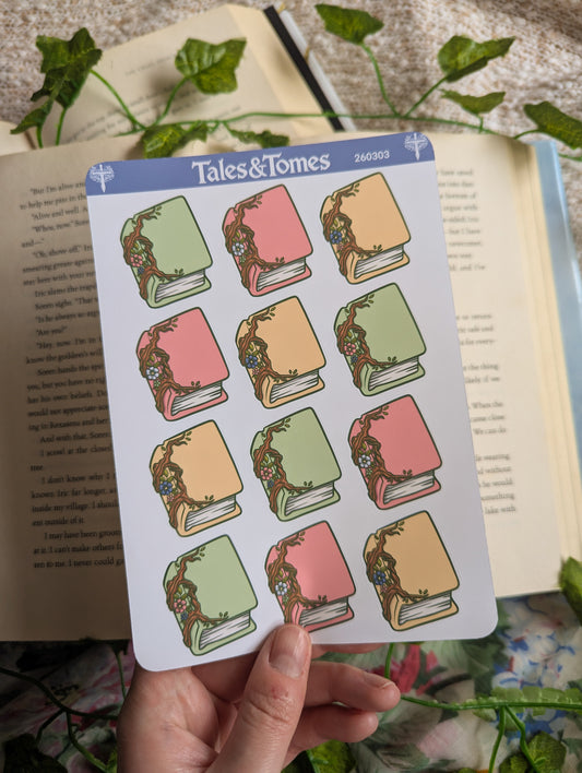 Spring Forest Reading Journal Stickers