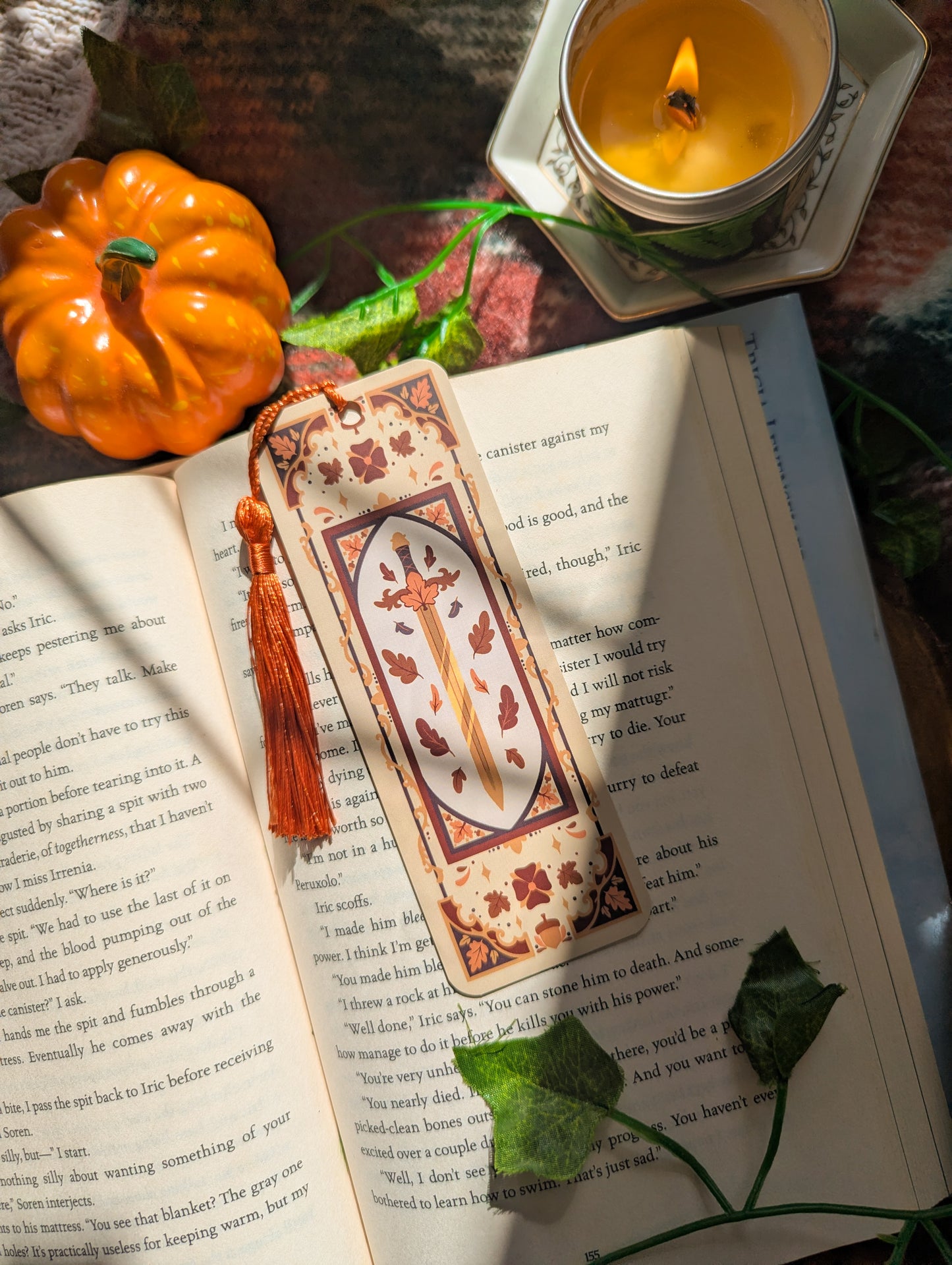 Autumn Sword Bookmark