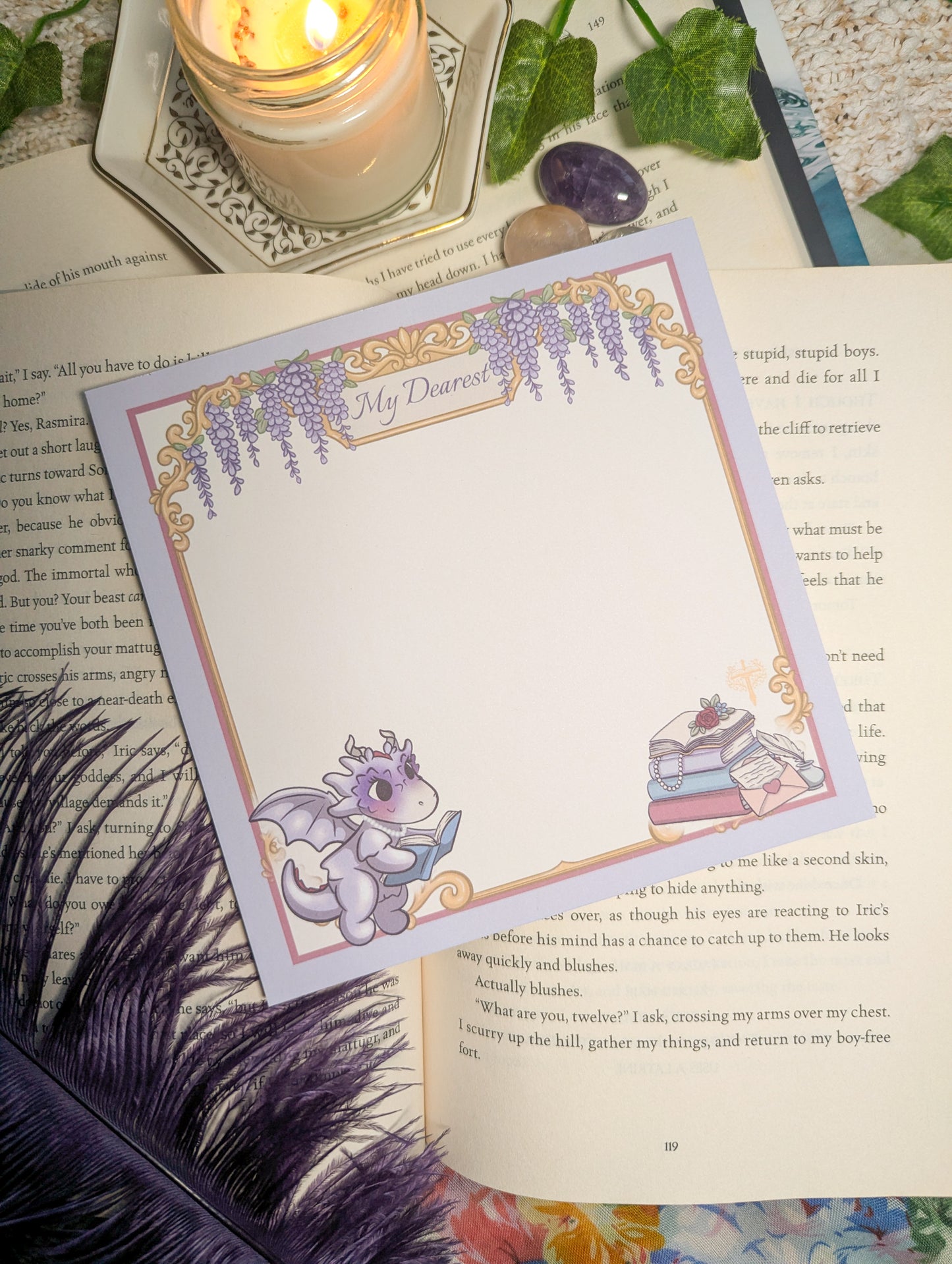 Regency Romance Dragon Notepad