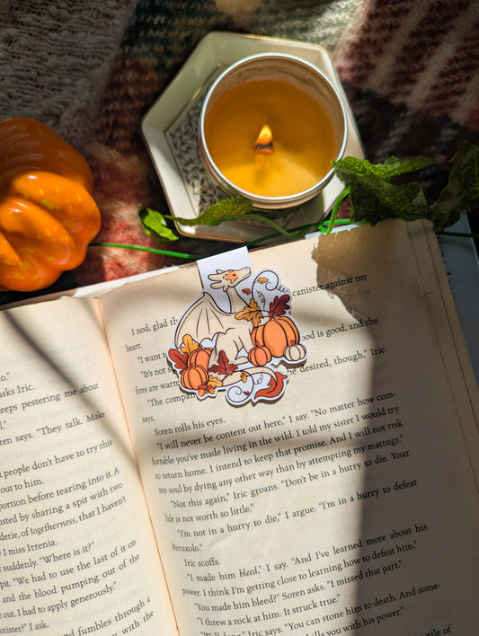 Pumpkin Guardian Magnetic Bookmark