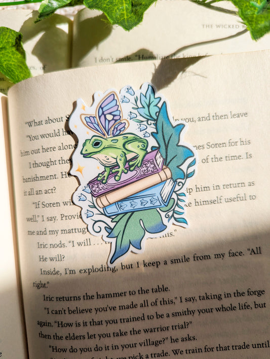 Fairy Frog Vinyl Sticker