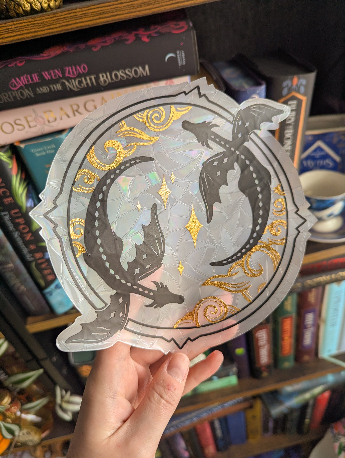 Suncatcher Dragon Window Sticker Large