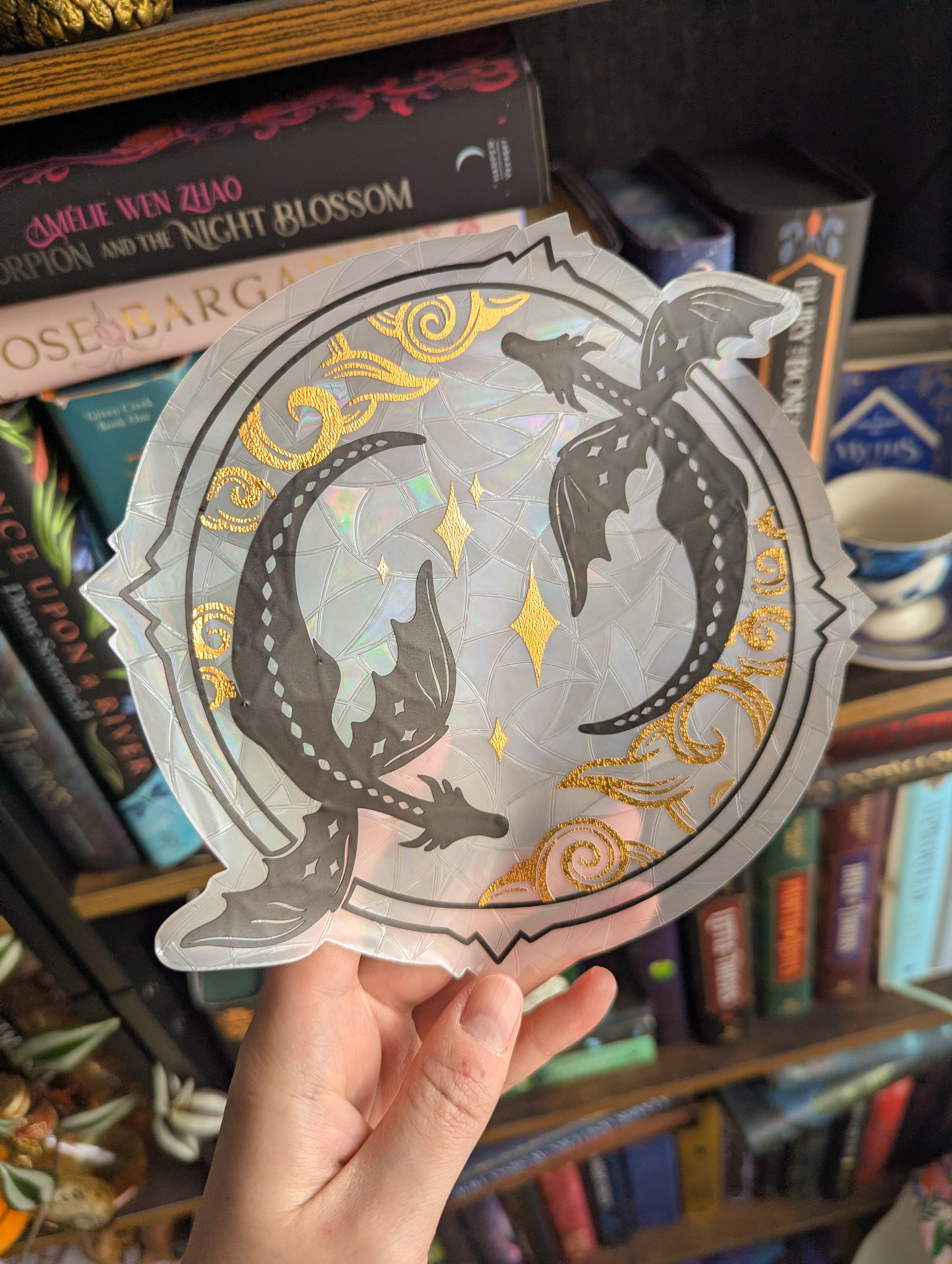 Suncatcher Dragon Window Sticker Large