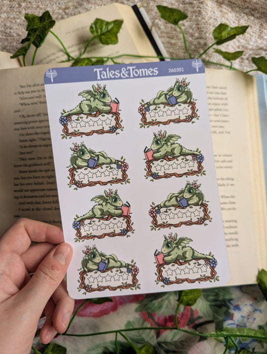 Spring Forest Reading Journal Stickers