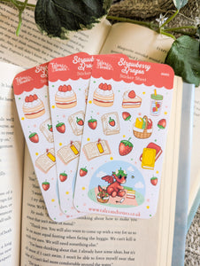 Strawberry Dragon Picnic Sticker Sheet