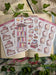 Cherry Blossom Bakery Reading Journal Stickers