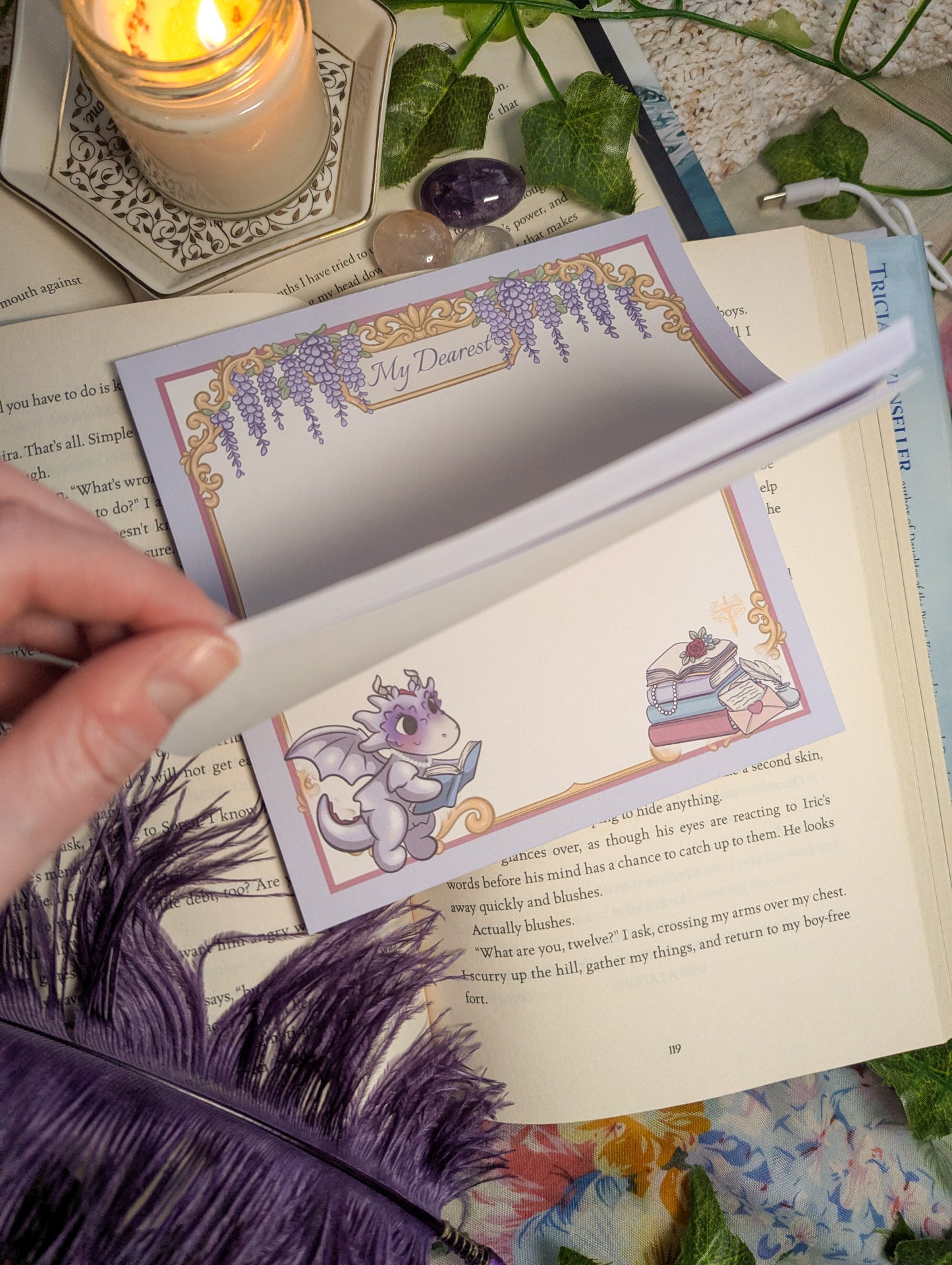 Regency Romance Dragon Notepad