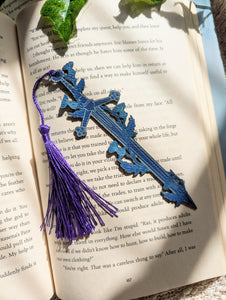 Thistle Sword Leatherette Bookmark
