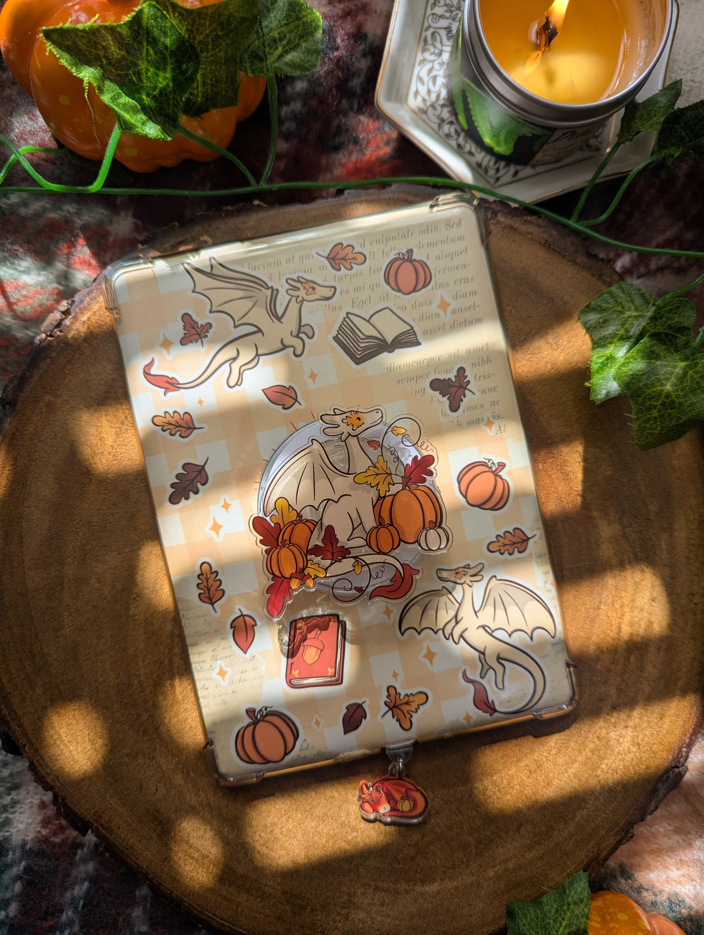 Pumpkin Guardian E-Reader/Kindle Grip