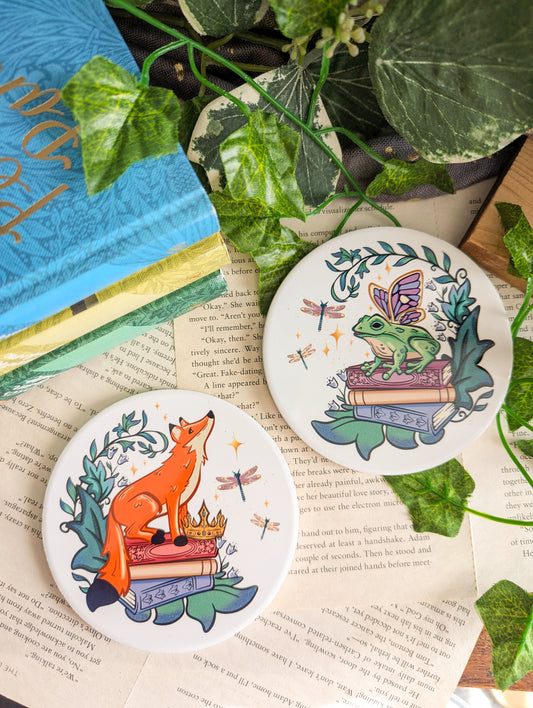 Spring Fairy Tale Ceramic Coaster