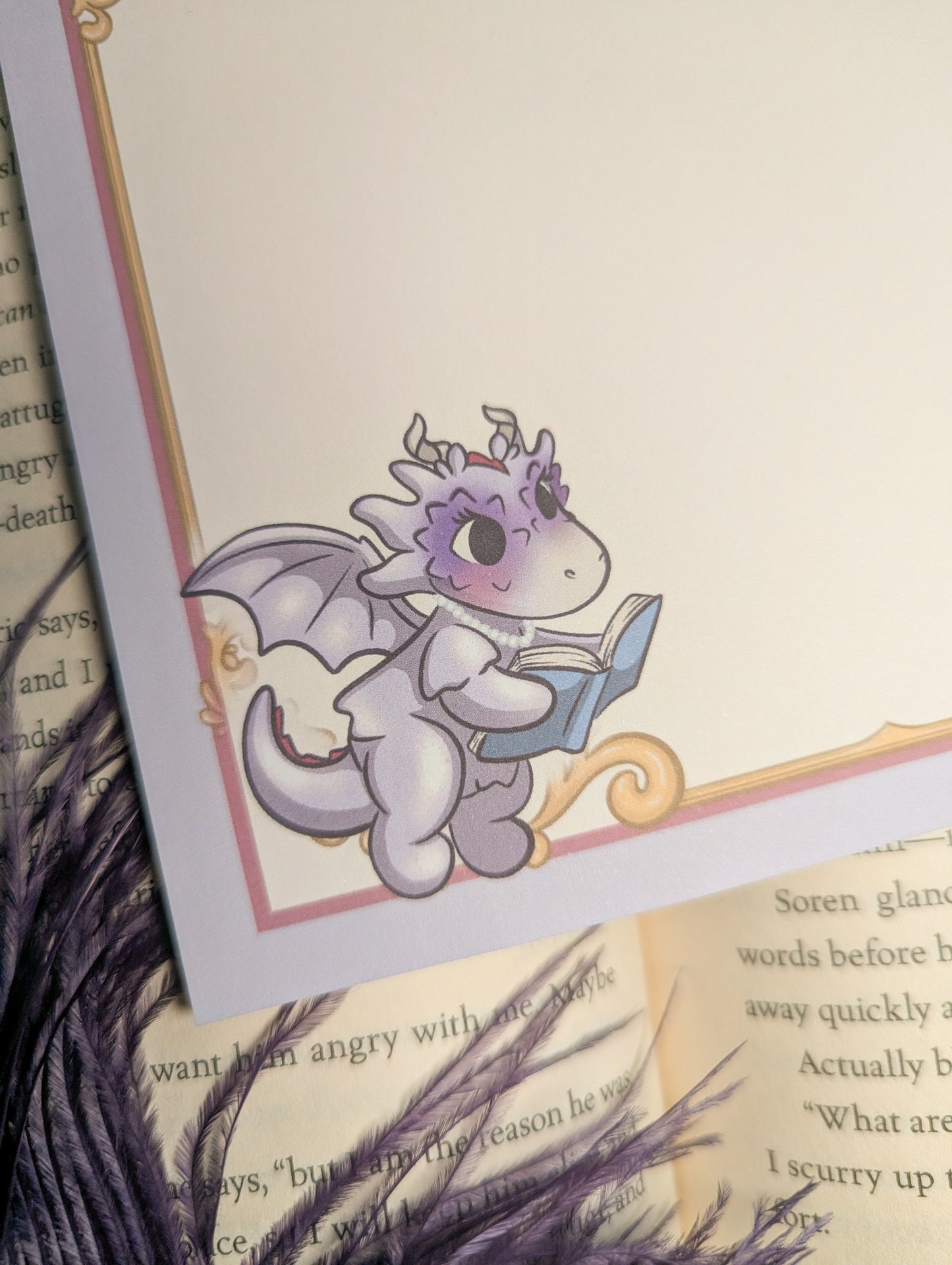 Regency Romance Dragon Notepad