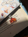 Pumpkin Sleeping Dragon Companion Kindle/Phone Charm