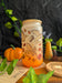 Autumn Dragons Can Glass Cup | Bamboo Lid and Metal Straw