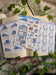 Blueberry Cottage Reading Journal Stickers