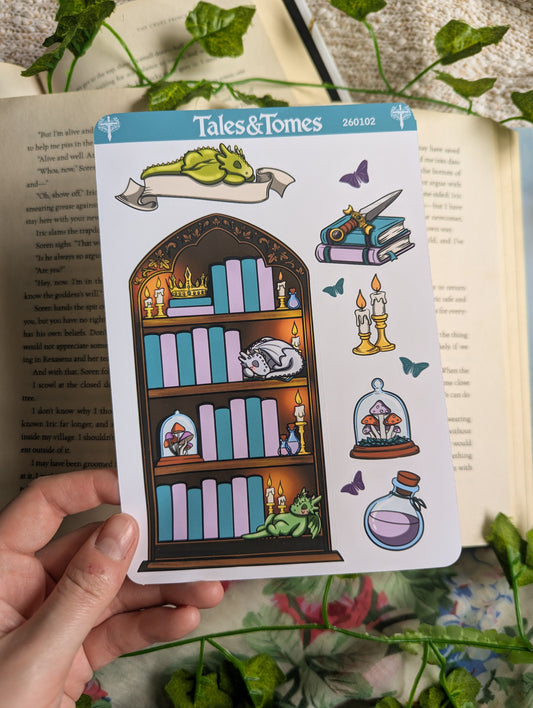 Fantasy Library Journal Stickers
