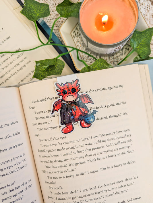 Mournel Vampire Dragon Magnetic Bookmark