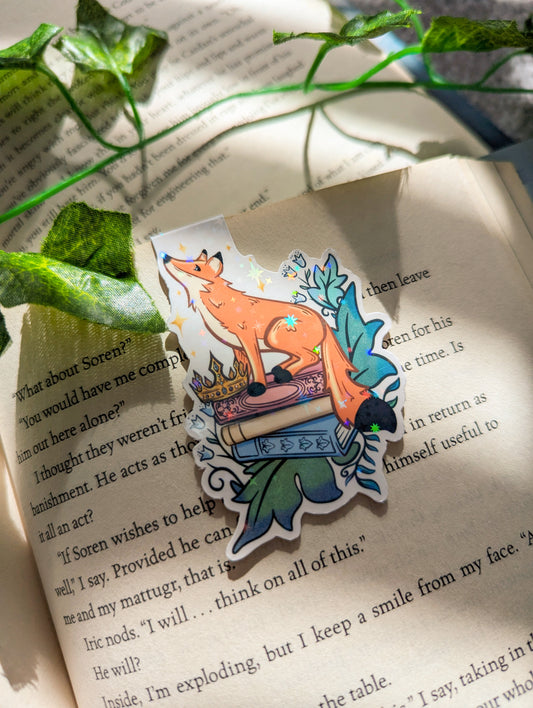 Fox King Magnetic Bookmark