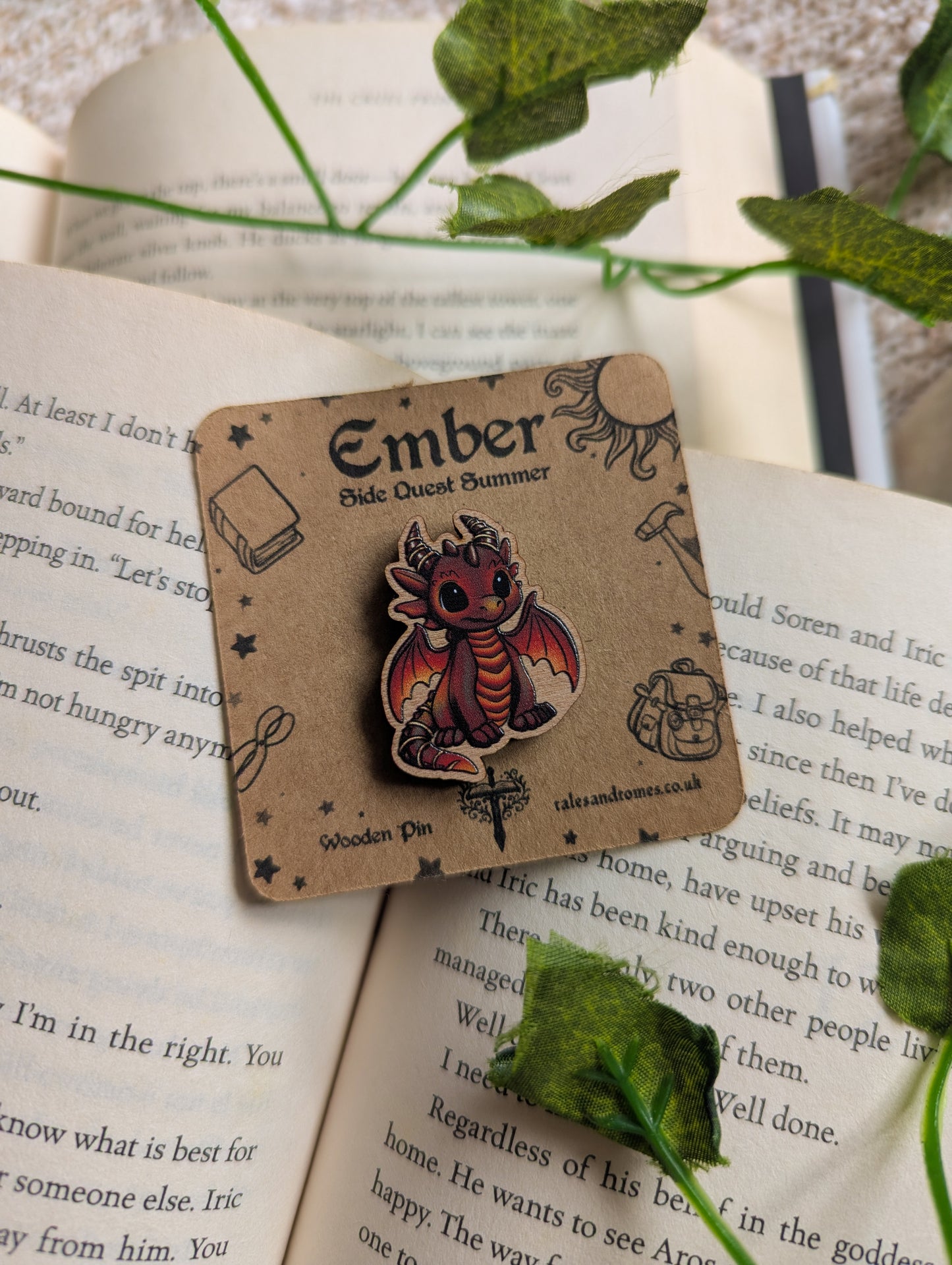 Ember Wooden Pin