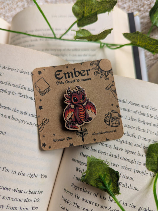 Ember Wooden Pin