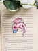 Pink Dragon Flying Vinyl Sticker