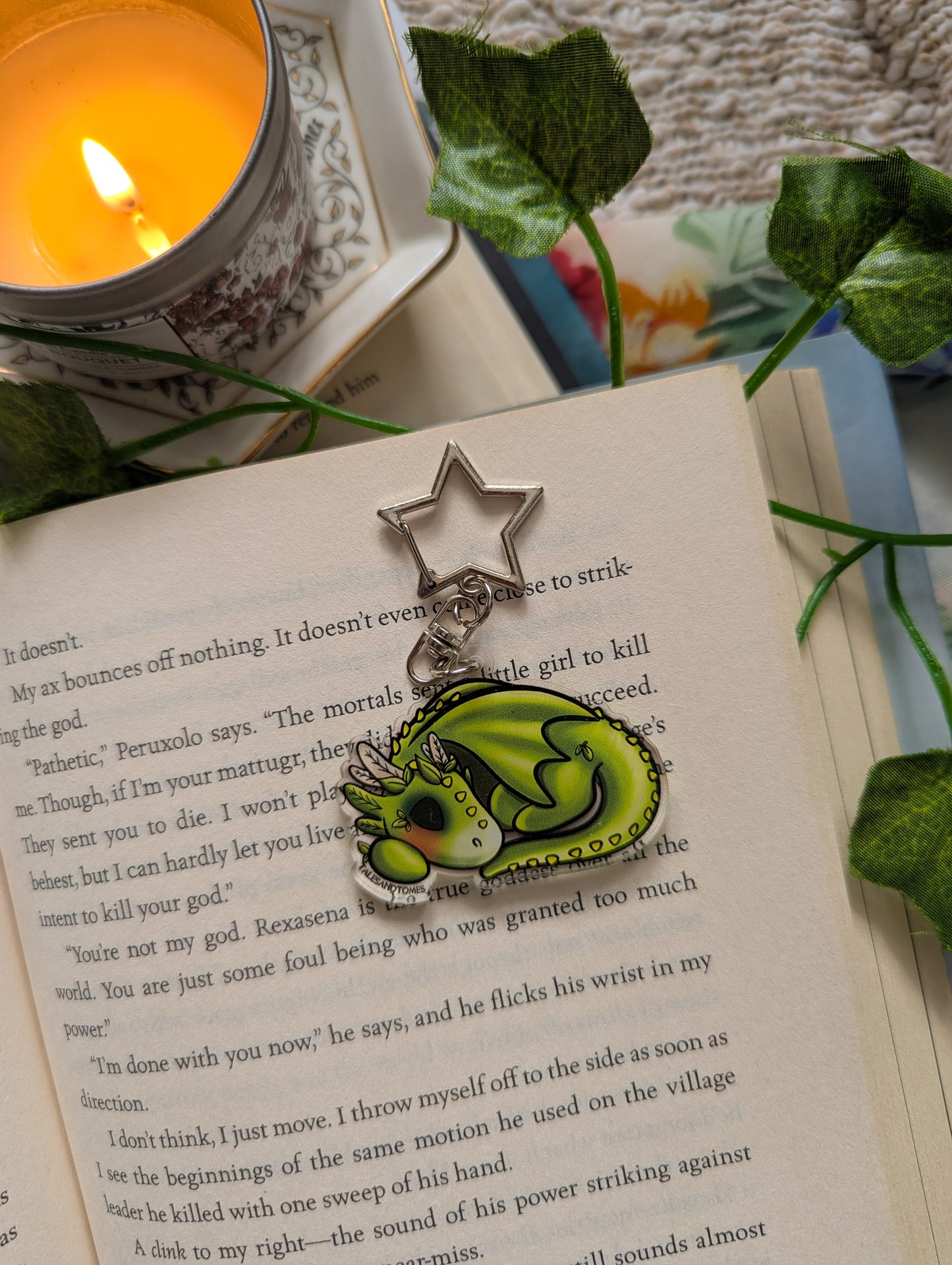 Matcha Dragon Companion Keyring