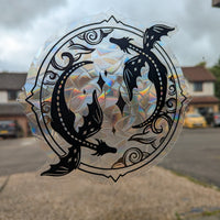Suncatcher Dragon Window Sticker Large