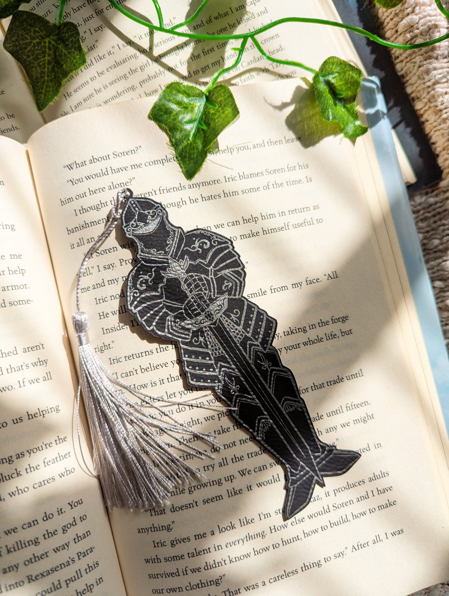 Knight Leatherette Bookmark
