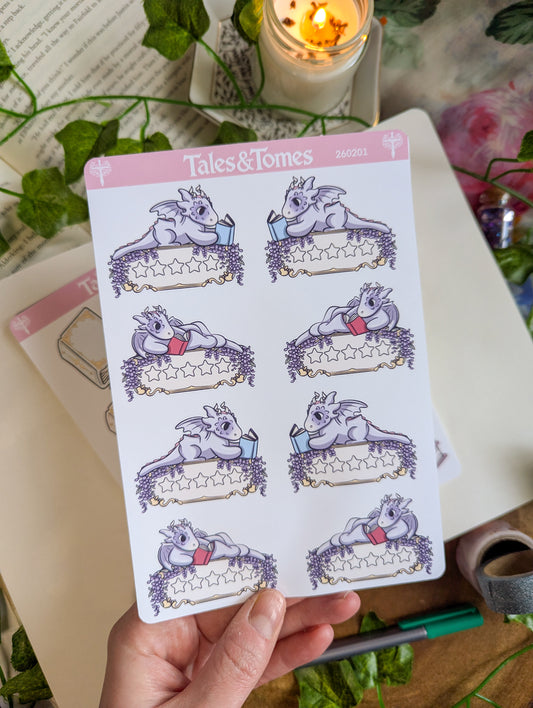 Regency Romance Reading Journal Stickers