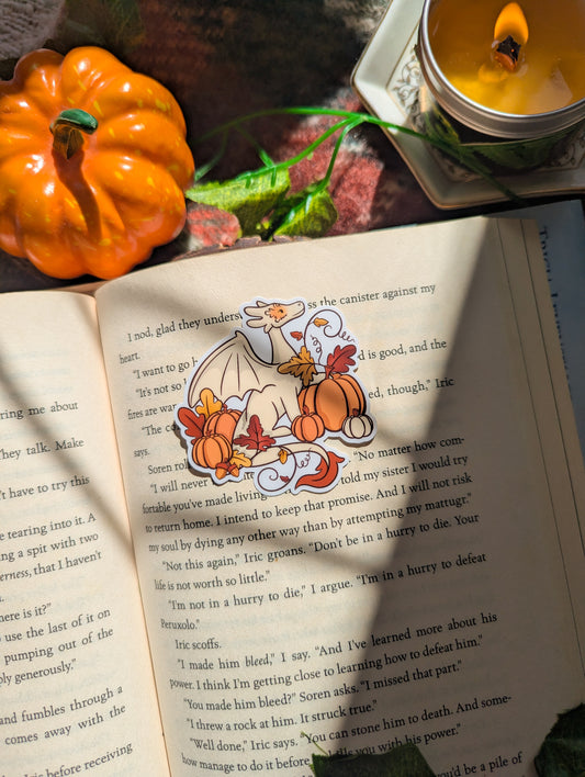 Pumpkin Guardian Vinyl Sticker
