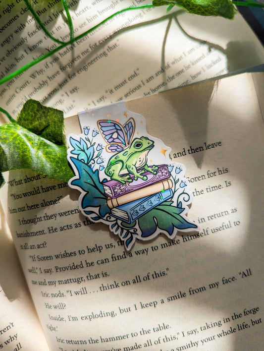 Fairy Frog Magnetic Bookmark