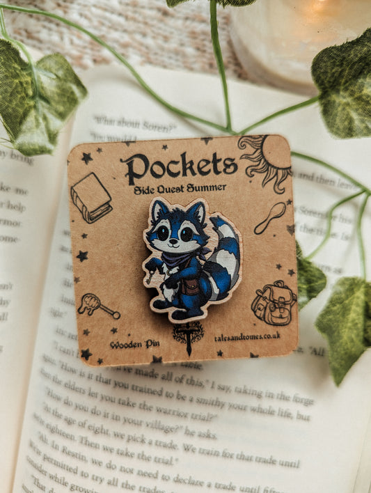 Pockets Wooden Pin