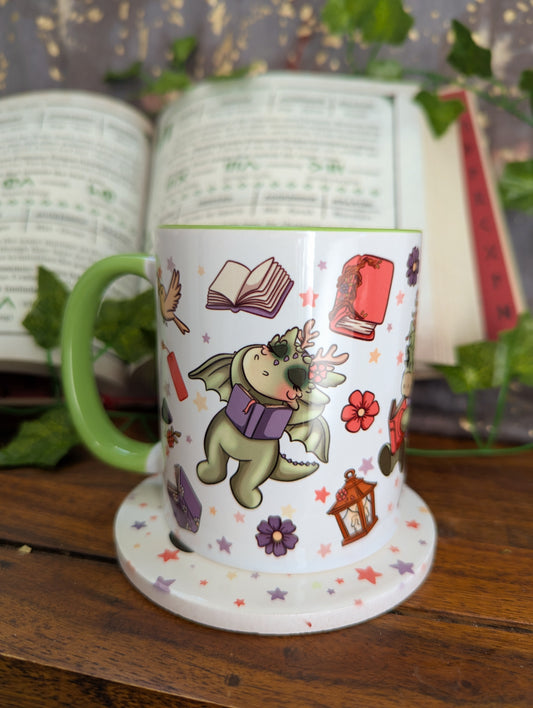 Moss Dragon Ceramic Mug