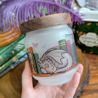 Dragon Bookhelf TBR Jar