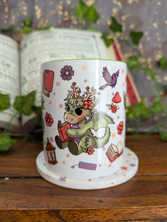 Moss Dragon Ceramic Mug