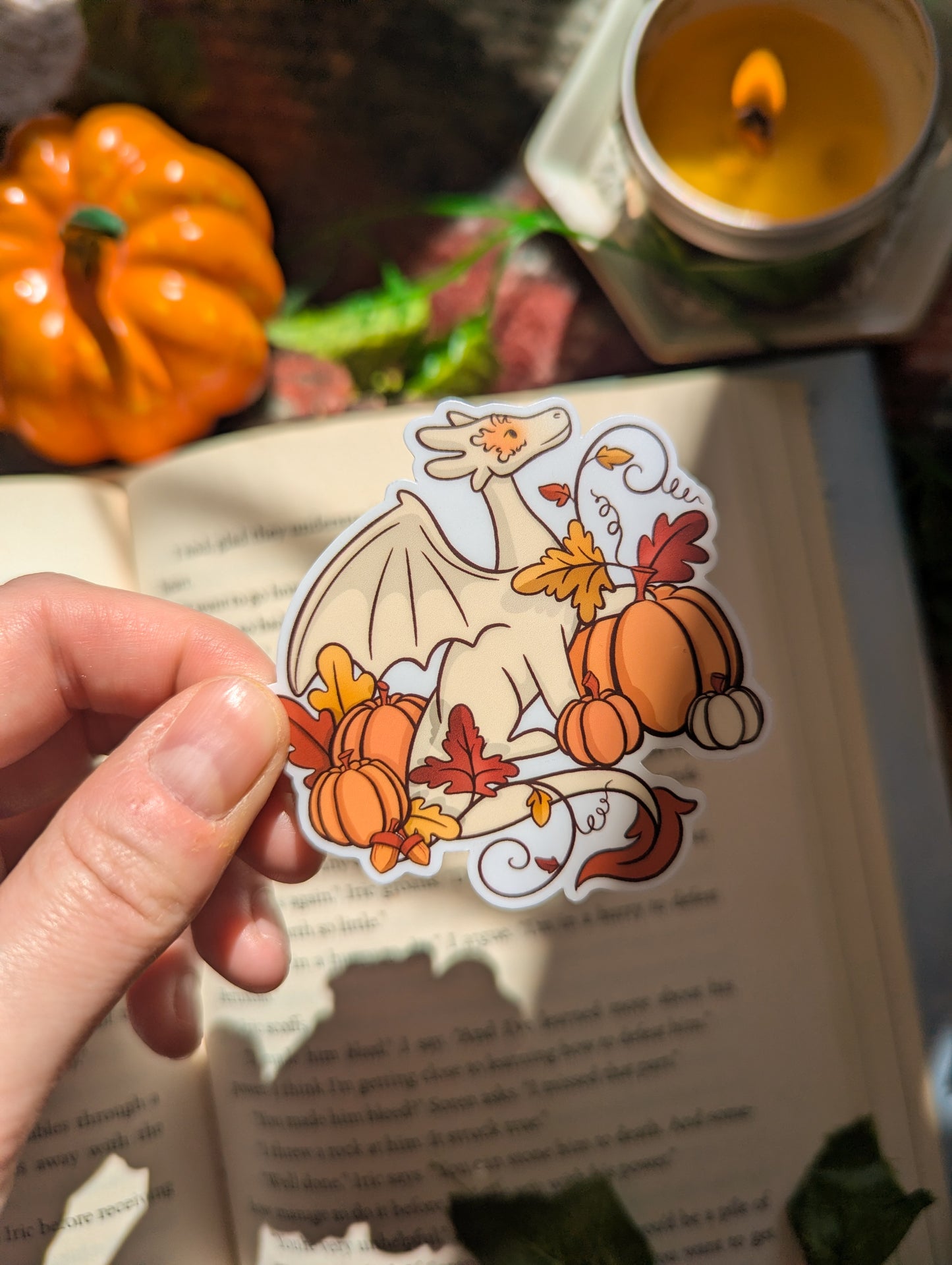 Pumpkin Guardian Vinyl Sticker