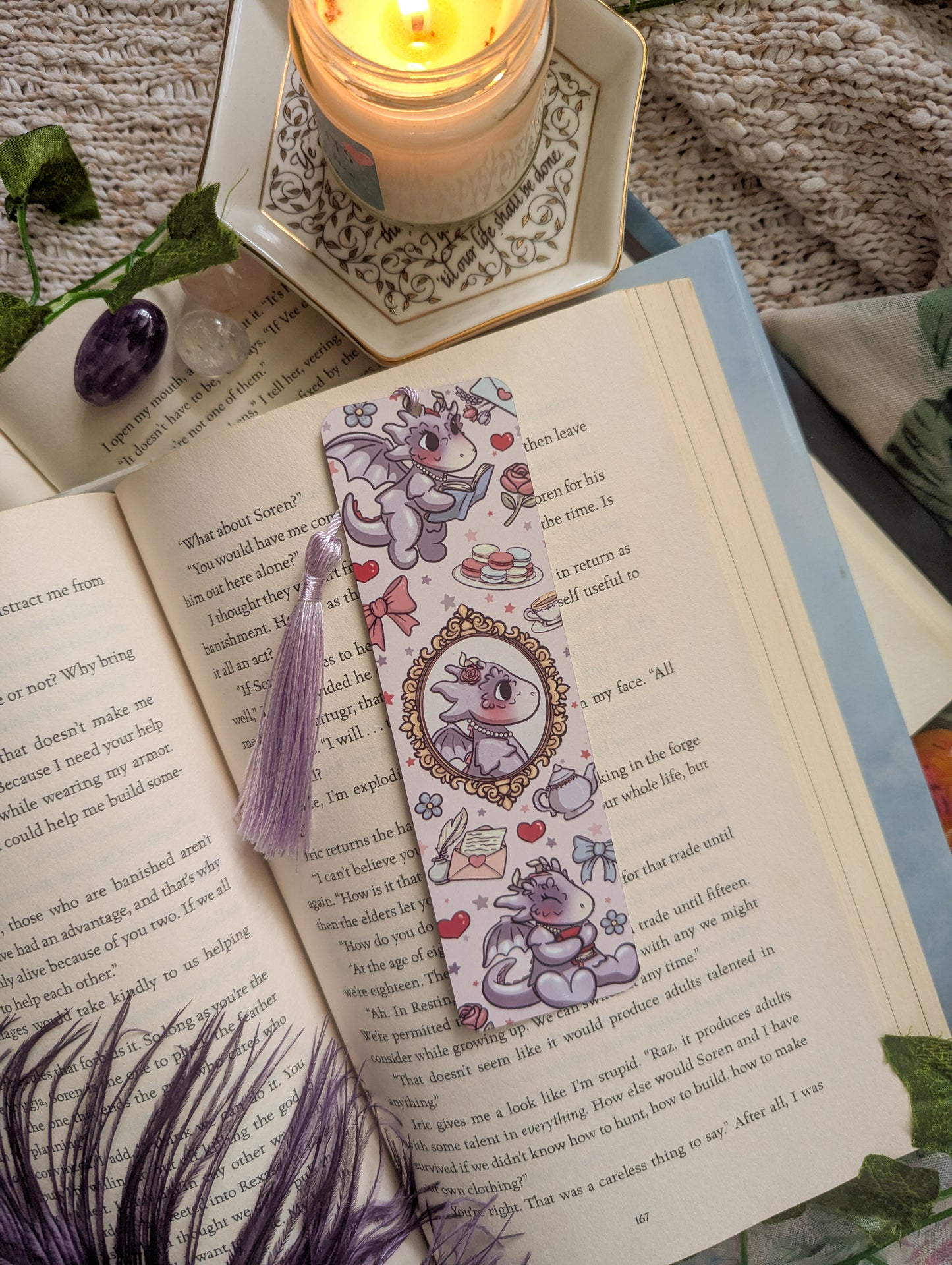 Lila Reading Dragon Metalmark