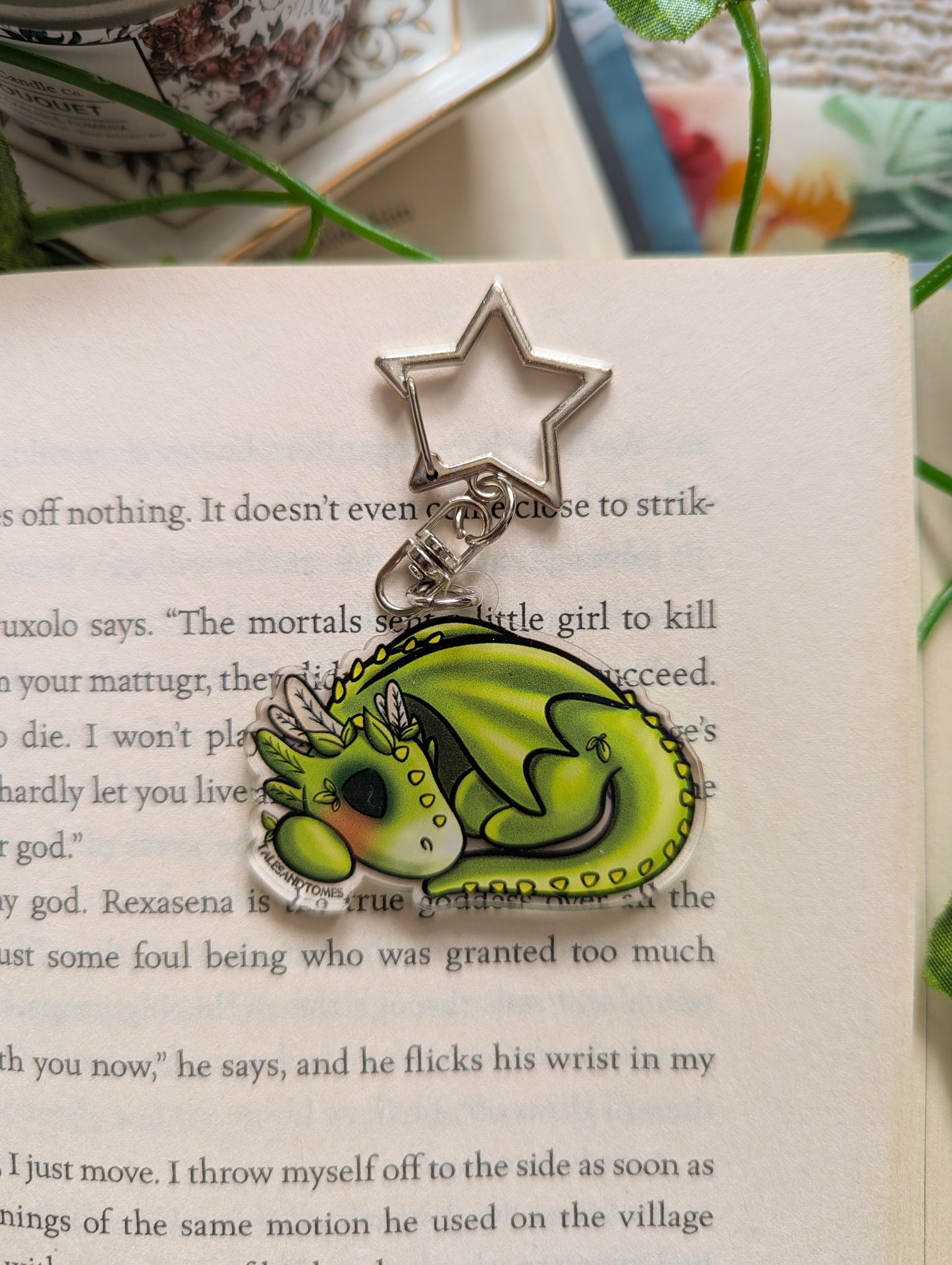 Matcha Dragon Companion Keyring