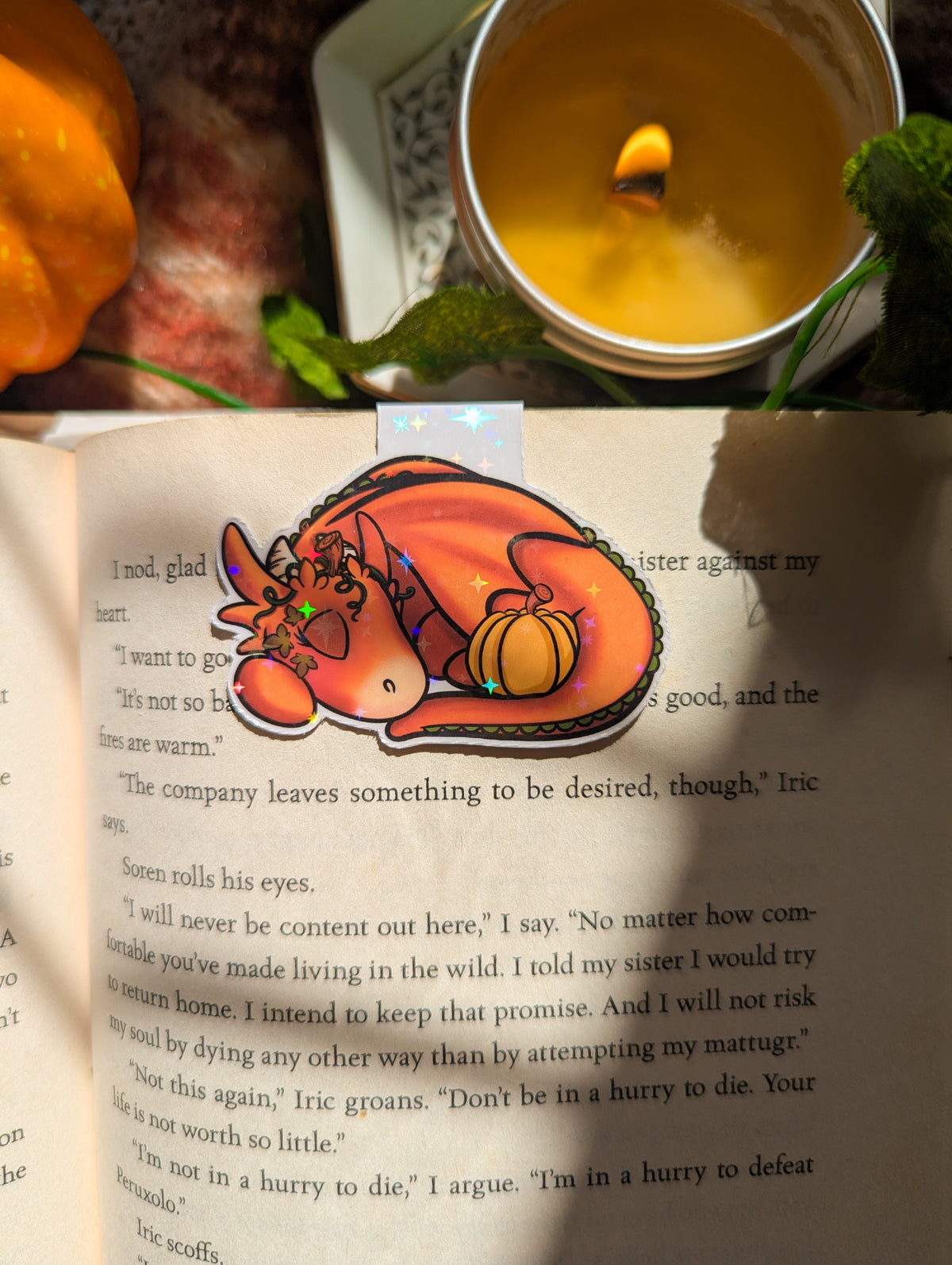 Pumpking Sleeping Dragon Magnetic Bookmark