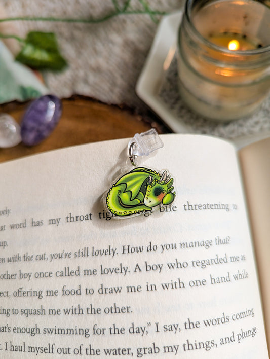 Matcha Dragon Companion Kindle/Phone Charm