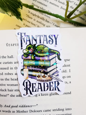 Fantasy Reader Magnetic Bookmark