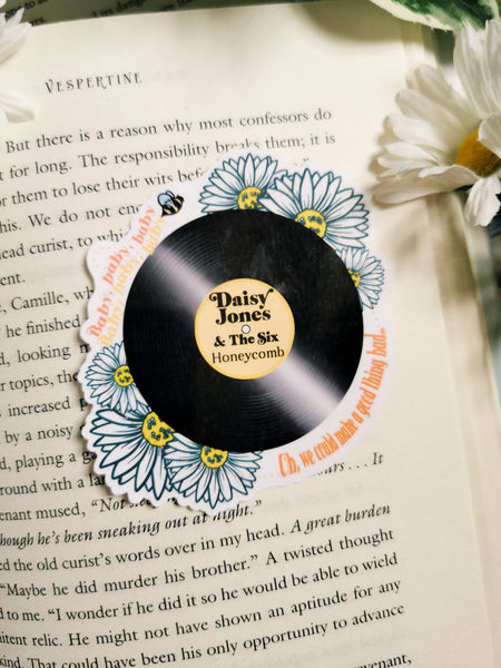 Daisy Jones & The Six Vinyl Waterproof Sticker