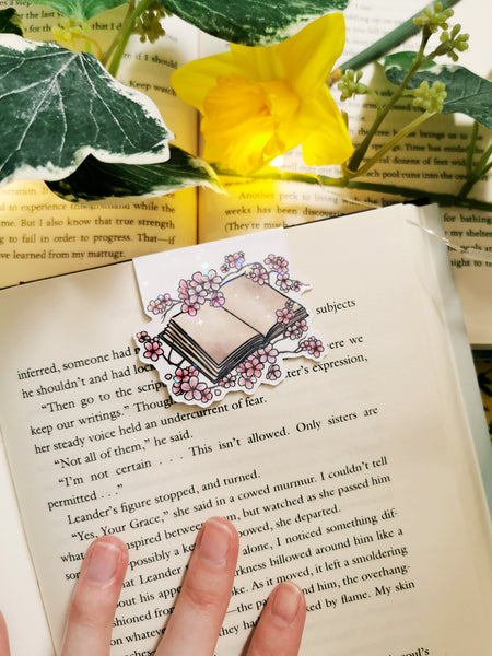 Cherry Blossom Magnetic Bookmark