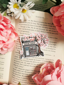 Pastel Bookshop Waterproof Sticker