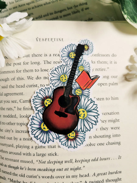 Daisy Jones Guitar Waterproof Sticker