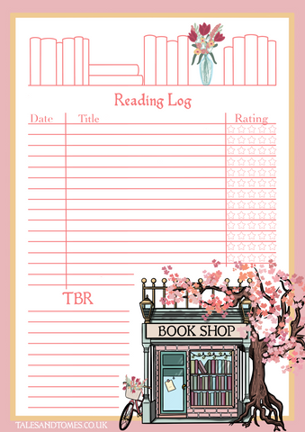 Spring Reading Log