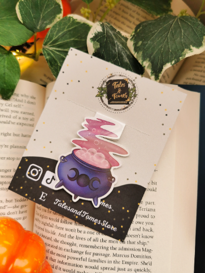 Cauldron Magnetic Bookmark