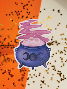 Cauldron Vinyl Waterproof Sticker