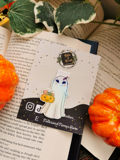 Cute Ghost Magnetic Bookmark