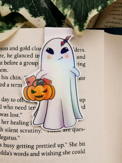 Cute Ghost Magnetic Bookmark